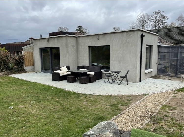 Completed Home Extension Kildare, Bungalow Extension - Home-Rise Construction